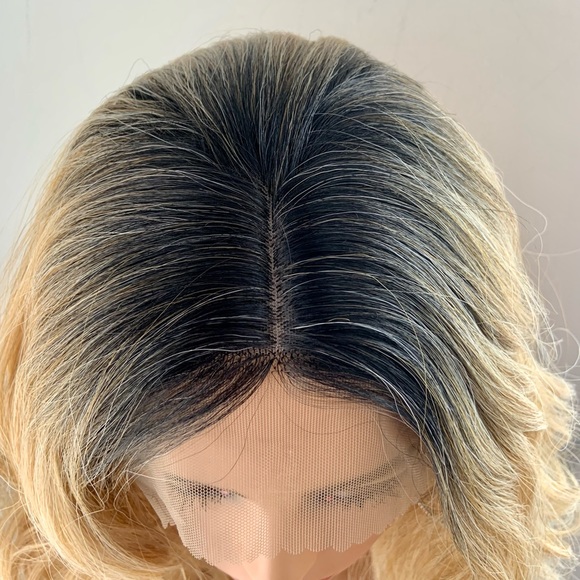 14” Dark Blonde Premium Fiber Lace Front Wig - Picture 2 of 7